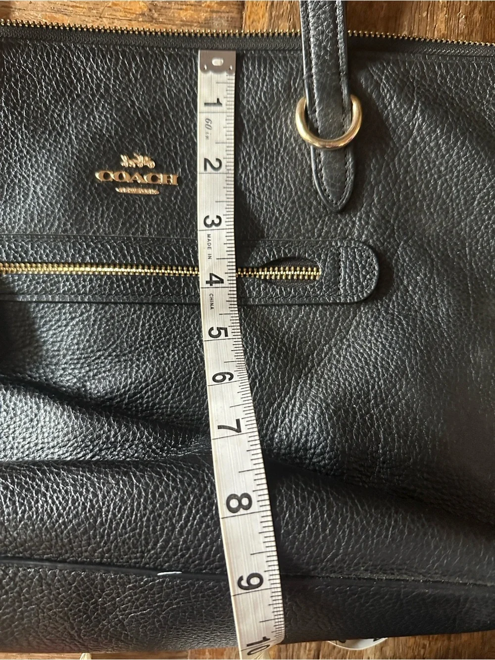 Coach Taylor Women's Pebbled Leather Tote Bag